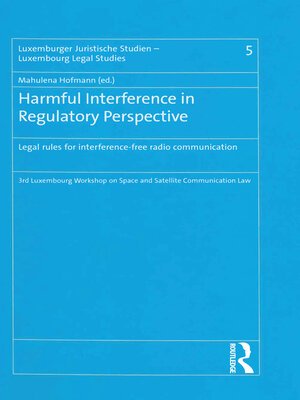 cover image of Harmful Interference in Regulatory Perspective